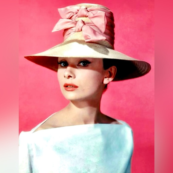 “Cherry Blossoms, Paris, and Audrey Hepburn”~rare pink room wall, art home decor - Picture 5 of 11